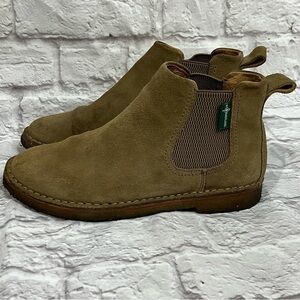 Eastland Men's 8 Edison 1955 light brown calf suede Chelsea Boots pull on